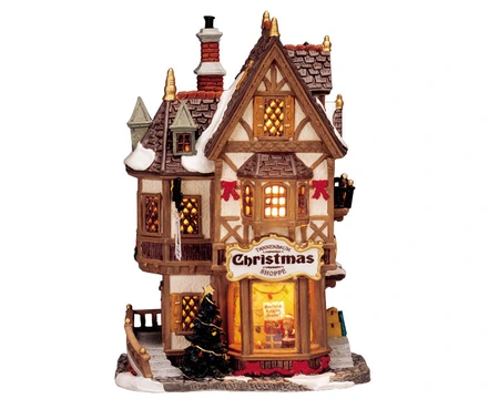 Lemax kerstdorpminiatuur Caddington Village Tannenbaum Christmas shoppe 