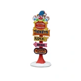 Lemax kerstdorpminiatuur Carnival Village Carnival welcome sign