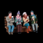 Lemax kerstdorpminiatuur Coffee and friends