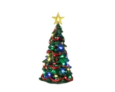 Lemax kerstdorpminiatuur Joyful Christmas tree, multi light