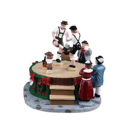 Lemax kerstdorpminiatuur Leapin' lederhosen - afbeelding 3