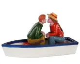 Lemax kerstdorpminiatuur Plymouth Corners Pond romance