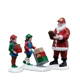 Lemax kerstdorpminiatuur Santa's Wonderland Ready for shipping, set van 3