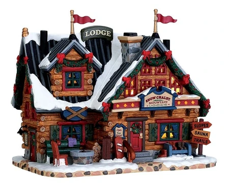 Lemax kerstdorpminiatuur Vail Village Apres-ski lodge 