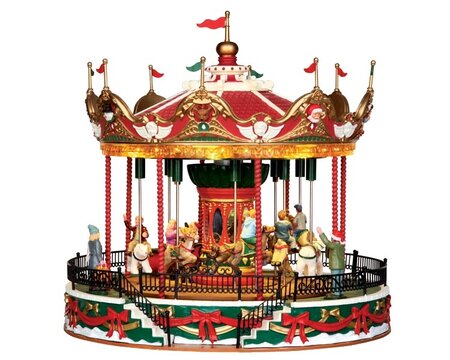Santa Carousel, With 4.5V Adaptor Lemax - afbeelding 2