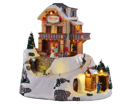 Winterhaus Resort, With 4.5V Adaptor Lemax - afbeelding 2