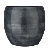 Lester pot rond d. blauw - h35xd38cm