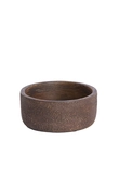 Light & Living Deco box Ø14x7 cm METETI wood textured dark brown - afbeelding 2