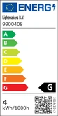 Light & Living Deco LED D4.5x12.5cm LIGHT 4W amb E27 - afbeelding 3