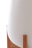 Light & Living Deco Pot op Voet KARUNA Hout Ø44x53 cm Mat Crème - afbeelding 3
