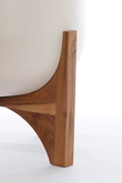 Light & Living Deco Pot op Voet KARUNA Hout Ø44x53 cm Mat Crème - afbeelding 5