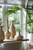 Light & Living Deco Pot op Voet KARUNA Hout Ø44x53 cm Mat Crème - afbeelding 7