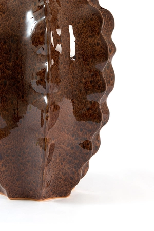 Light & Living Deco Vaas AREFU D32x44cm Terracotta Bruin - afbeelding 3