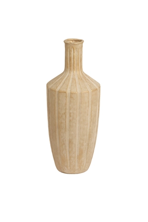 Light & Living Deco Vaas AYNA D22.5x58cm Zand Goud - afbeelding 1