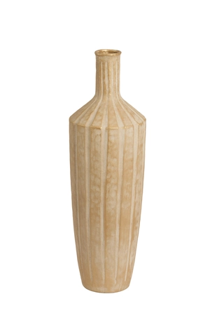 Light & Living Deco Vaas AYNA D22.5x74cm Zand Goud - afbeelding 1