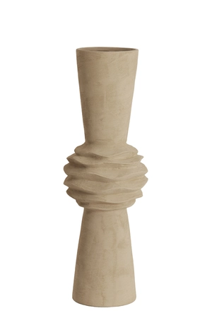 Light & Living Deco Vaas OLIVORA D24.5x73cm Lichtbruin - afbeelding 1