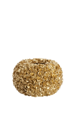 Light & Living Deco Vaas PHYLIA Ø38x23 cm Goud - afbeelding 1