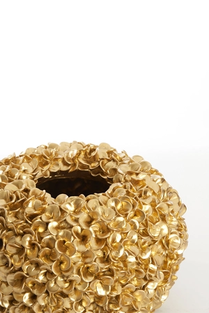 Light & Living Deco Vaas PHYLIA Ø38x23 cm Goud - afbeelding 2