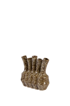 Light & Living Deco Vaas TUNARI 29x13.5x25cm Crème Bruin - afbeelding 2