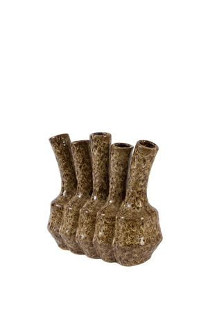 Light & Living Deco Vaas TUNARI 37x18.5x34cm Crème Bruin - afbeelding 2