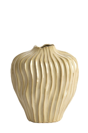 Light & Living Deco Vaas VECHHIA 30x19x35cm Lichtbruin - afbeelding 1
