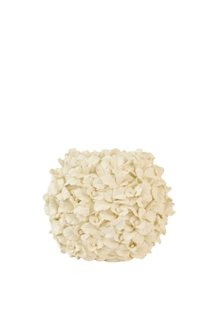 Light & Living Deco Vaas VELINA 33.5x19x28.5 cm Crème - afbeelding 1