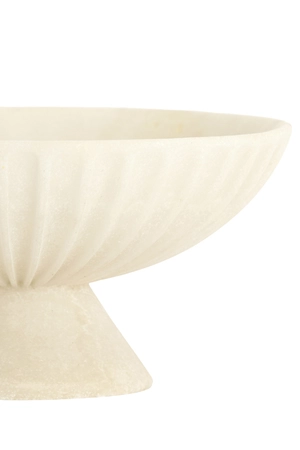 Light & Living Dish on base Ø25x12 cm SHILA cream - afbeelding 3
