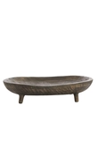 Light & Living Dish on base 45x34x10 cm AILA mango wood antique brown
