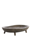 Light & Living Dish on base 45x34x10 cm AILA mango wood antique brown - afbeelding 2
