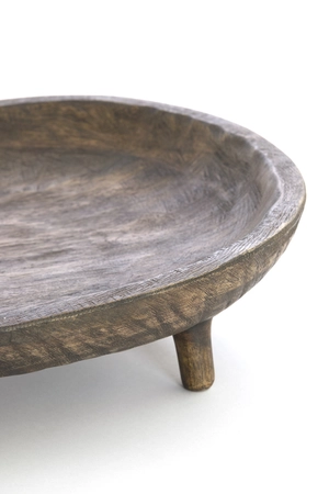Light & Living Dish on base 45x34x10 cm AILA mango wood antique brown - afbeelding 3