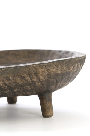 Light & Living Dish on base 45x34x10 cm AILA mango wood antique brown - afbeelding 4