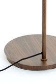 Light & Living Floor lamp 43x30x165 cm BAYLIE wood print d brown+brown glas - afbeelding 6