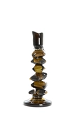 Light & Living Glazen Kandelaar Estiva Ø11X28,5 cm Olijfgroen - afbeelding 1