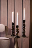 Light & Living Glazen Kandelaar Estiva Ø11X34 cm Olijfgroen - afbeelding 4