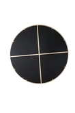Light & Living Glazen Spiegel ESPEJO Ø96 cm Lichtbruin Bruin - afbeelding 2