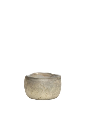 Light & Living Glazen Theelicht SUNGAI D9x6cm Mat Antiek - afbeelding 2