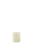 Light & Living Glazen Theelicht ZENAYA D8x9 cm Transparant Crème - afbeelding 1