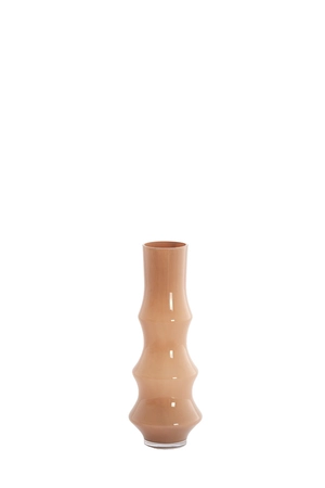Light & Living Glazen Vaas Fiorenza d15h40cm Bruin - afbeelding 1