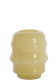 Light & Living Glazen Vaas Jamanota Ø22,5X29 cm Crème - afbeelding 1