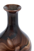 Light & Living Glazen Vaas JORVEN D14.5x29.5 cm Bruin Crème Zwart - afbeelding 2