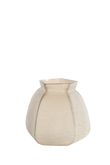 Light & Living Glazen Vaas Veliko 26,5X25,5X27 cm Lichtbruin - afbeelding 1