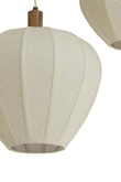 Light & Living Hanglamp 10 lampen 138x49x180cm HUXI hout crème - afbeelding 3