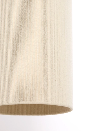 Light & Living Hanglamp Ø16x31 cm DANIA wood print natural+rope cream - afbeelding 3