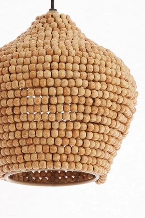 Light & Living Hanglamp Ø21X22 Cm Kalenga Bead Natural - afbeelding 3