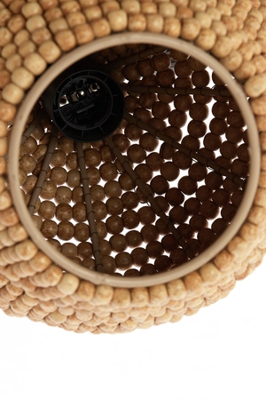 Light & Living Hanglamp Ø21X22 Cm Kalenga Bead Natural - afbeelding 6