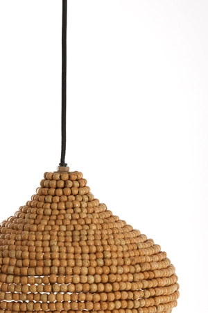 Light & Living Hanglamp Ø28X30 Cm Kalenga Beads Natural - afbeelding 3