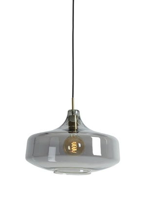 Light & Living Hanglamp Ø29,5x21 cm SOLNA antiek brons+smoke glas - afbeelding 5