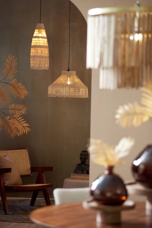 Light & Living Hanglamp Ø45x30 cm LATIKA zeegras naturel - afbeelding 8