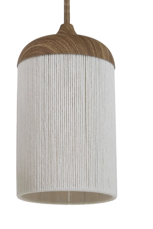 Light & Living Hanglamp 5 lampen 117x10x27cm DANIA hout crème - afbeelding 2