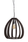 Light & Living Hanglamp Ø50x54 cm BARSIA hout donker bruin - afbeelding 7
